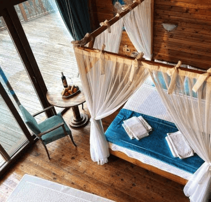 Bungalov 5numara deniz&havuz manzaralı